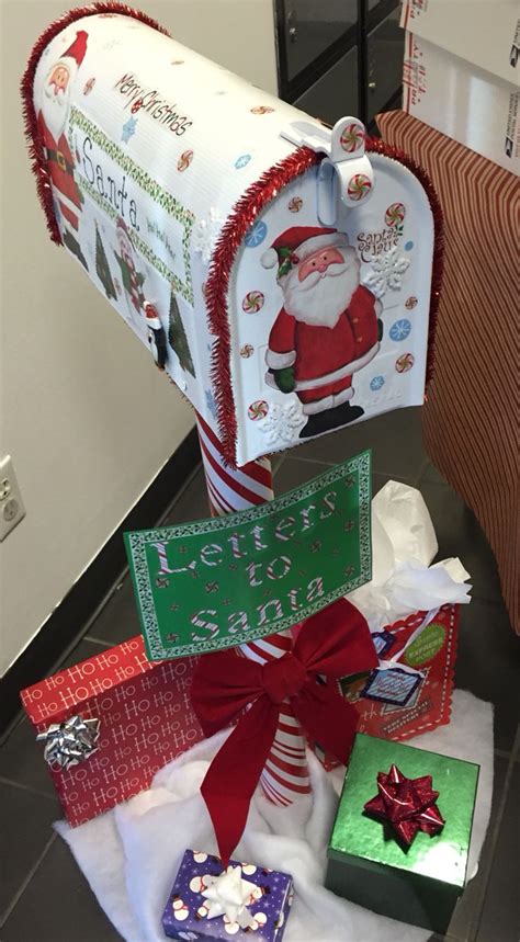 Diy ~ Our Home Made Santas Mailbox This Year 9ef