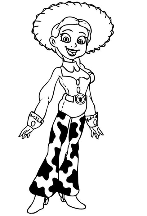 Jessie Toy Story Coloring Pages Toy Story Jesse Run