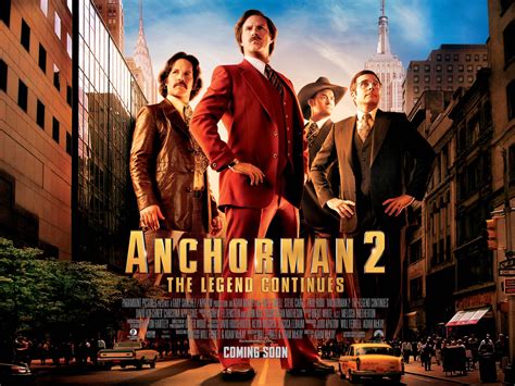 Anchorman 2 The Legend Continues Uk Quad Poster