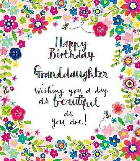 Happy birthday to my beautiful granddaughter. Happy Birthday Granddaughter Quotes and Wishes
