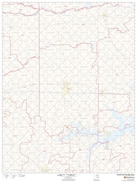 Franklin Zip Code Map Texas Franklin County Zip Codes