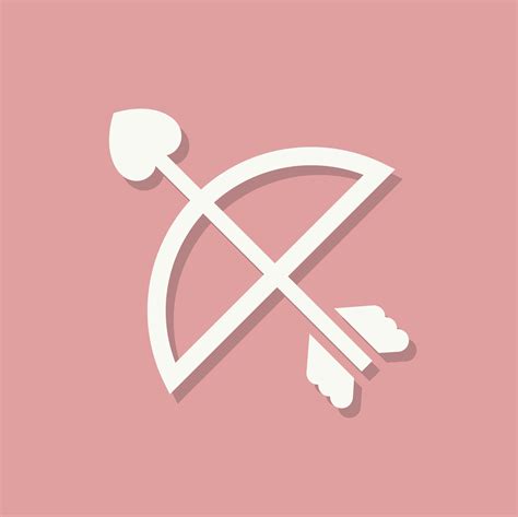 Cupids Arrow Valentines Day Icon Download Free Vectors Clipart