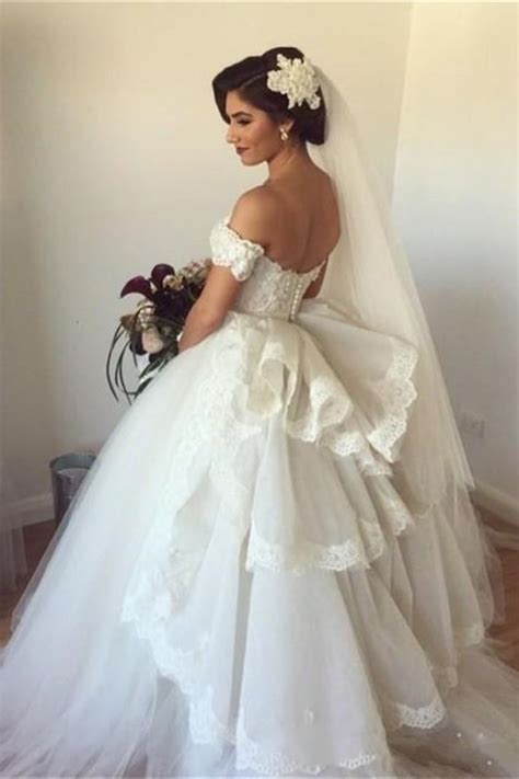 Formal ball gowns with sleeves. 2020 Ball Gown Wedding Dresses Sweetheart Off the Shoulder ...