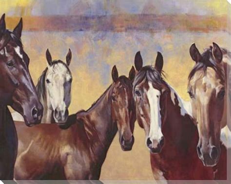 Horse 2 Wrapped Canvas Giclee Print Wall Art Wall Decor Artwork