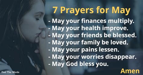 7 Prayers For May