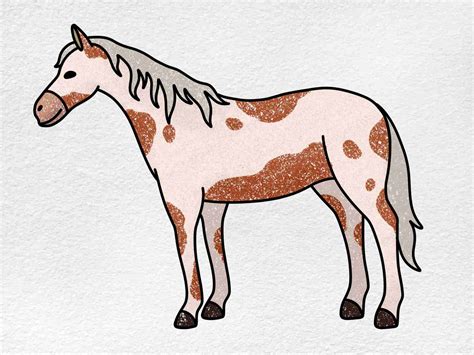 Horse Drawing For Kids Helloartsy