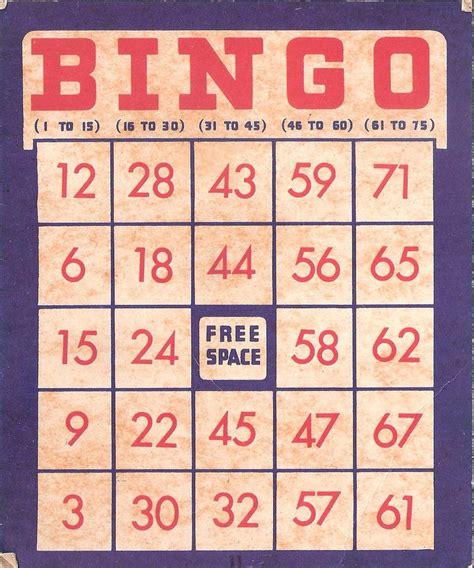 Fully customize with your vocabulary; Vintage Bingo Card | Bingo cards, Make your own collage, Bingo