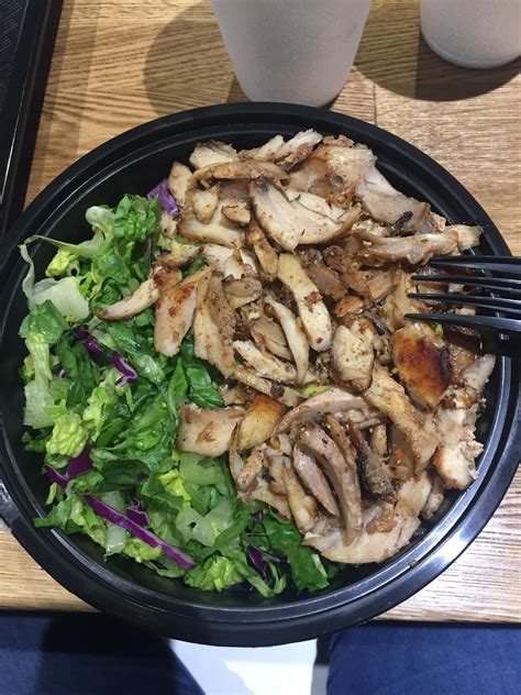 I am interested to know any variations. How Many calories for this chicken shawarma bowl? 6 in ...