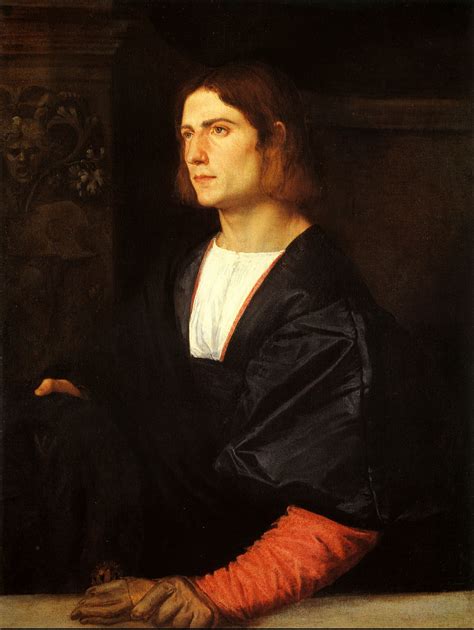 Titian Portrait Of A Man C1515