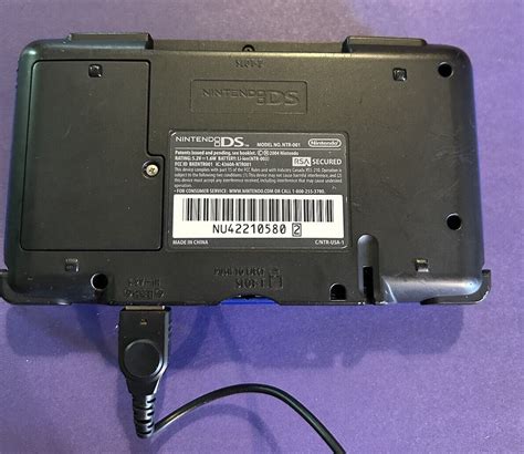 Nintendo Ds Original Blue Handheld System Ntr 001 Tested Read Description 45496716141 Ebay