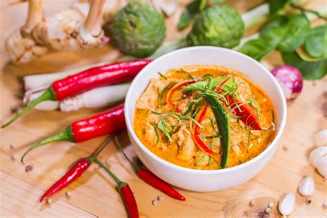 Thaise Gele Curry Kipfilet Bevers Vlees