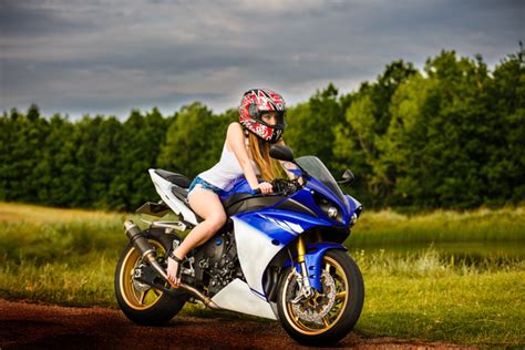 Girl Riding Motorcycle Stock Photo 02 People Stock Photo Free Download