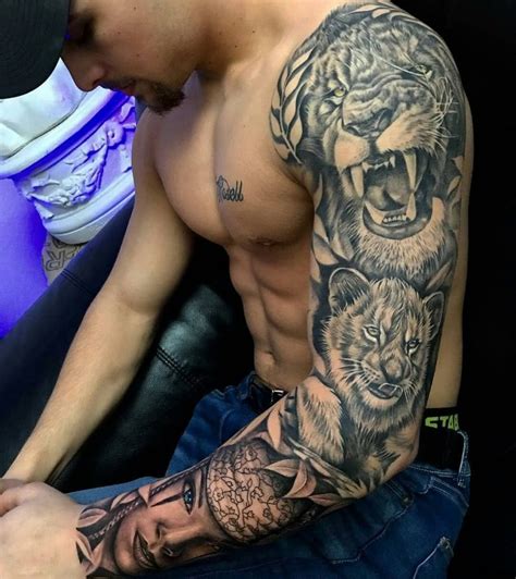 Sintético Tatuagem masculina novas Bargloria