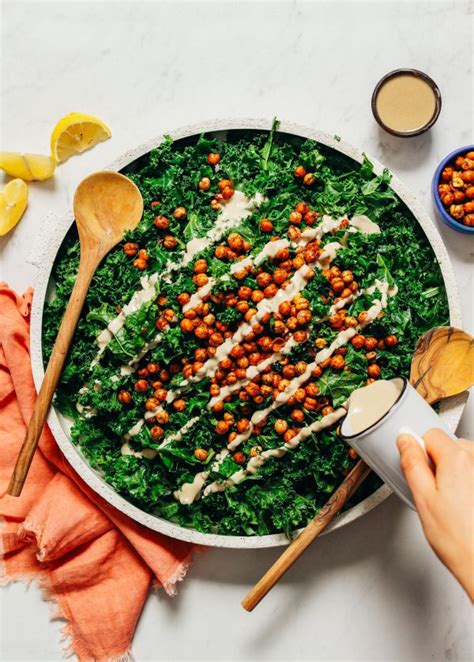 Easy Massaged Kale Salad 15 Minutes Minimalist Baker Recipes