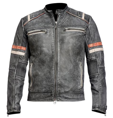 Until somebody invents motorcycle ac, these are how you stay cool. Men's Vintage Motorcycle Cafe Racer Retro Moto Distressed ...