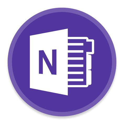 Microsoft One Note Icon Png Transparent Background Free Download