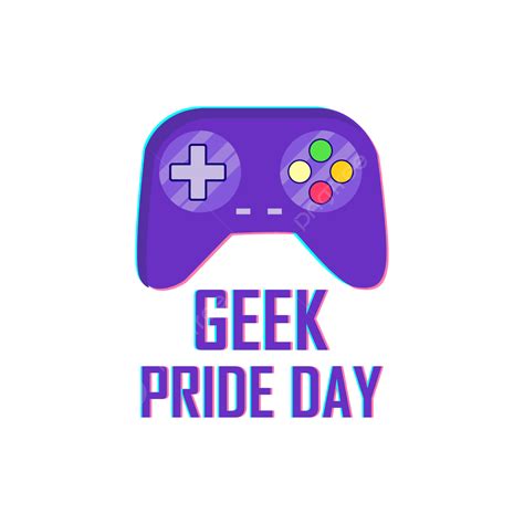 Gamepad Geek Pride Day Blue Color Vector Free And Png Geek Pride