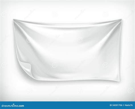 White Banner Royalty Free Stock Image Image 34201706
