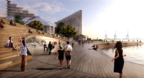 New Big Designed Neighborhood To Activate Aarhus Waterfront Archdaily
