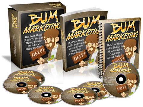 Bum Marketing Website Template Master Resale Rights