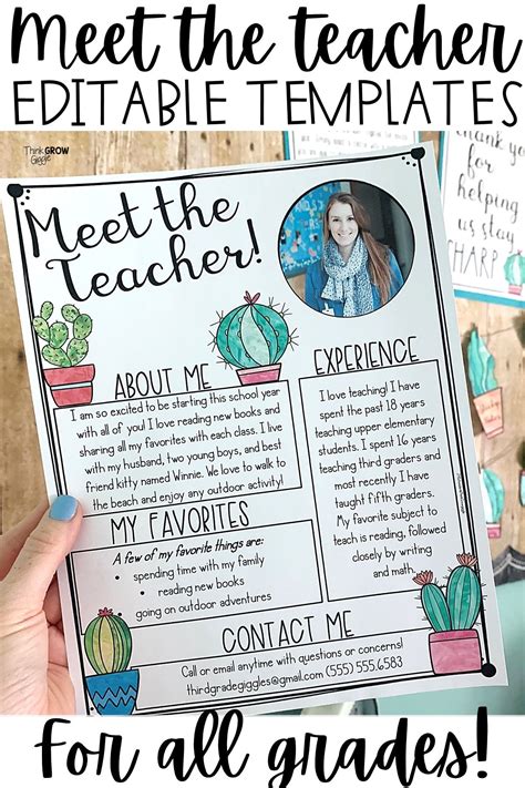 Teachers Take Back Your Free Time And Use These Editable Meet The