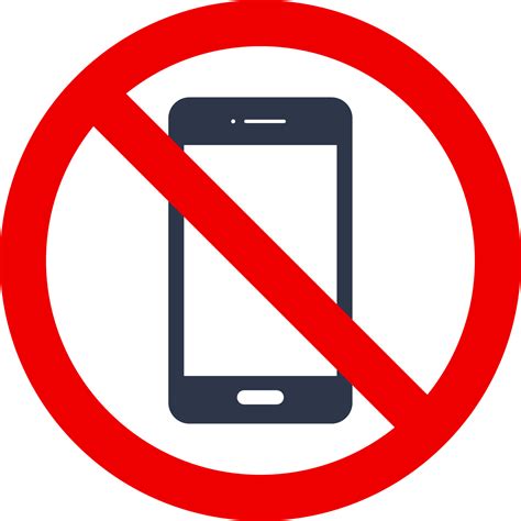 Off Sound On Phone Silent Mode On The Smartphone Forbidden Use Cell