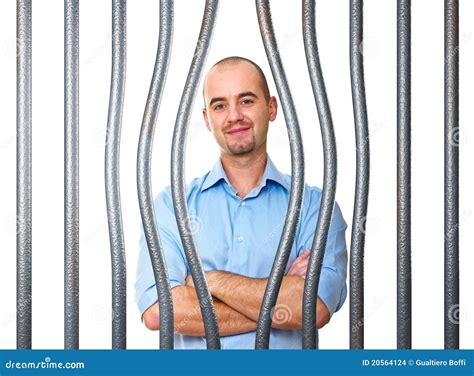 Confident Man Try To Escape Stock Photo Image Of Prisoner