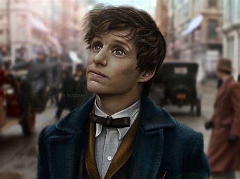 Newt Scamander Fan Art Fantastic Beasts And Where To Find Them By
