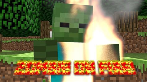 Subscribe for more hd videos. Zombie on fire! - Minecraft Animation - YouTube
