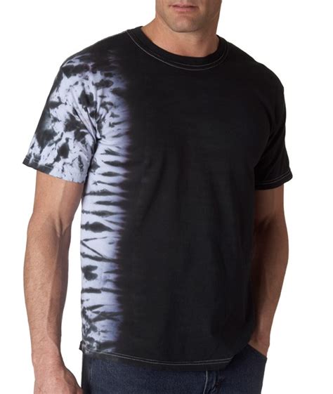 Premium Hand Made Tie Dye T Shirts Black Fusion