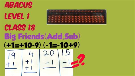 Bigfriend1 1class18abacuslevel1when To Use Small Friends