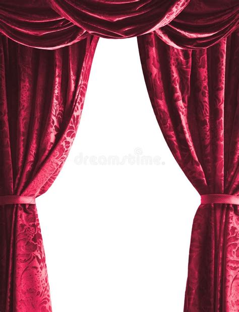 Theater Curtain On White Background Stock Image Image Of Awards Broadway 78763519