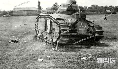 World War Ii France Tanks B1 Bis French Char B1 Bis Tank Number