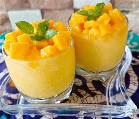 Mango Mousse With Just Three Ingredients Eggless Mousse Seasonal Flavours