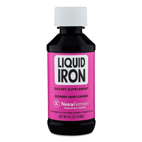 Buy Novaferrum Pediatric Drops Liquid Iron Supplement For Infants And