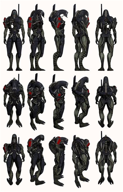 Mass Effect 2 Legion Model Reference By Troodon80