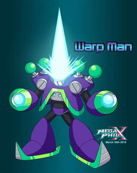 Warp Man New Design By Megaphilx On Deviantart