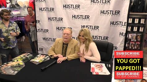 Larry Flynt And Alexis Texas At The Hustler Hollywood New Store Opening