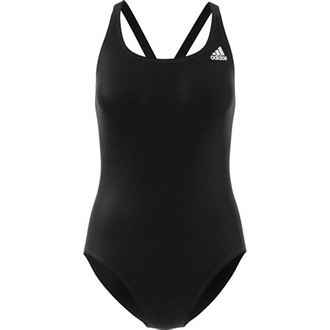 Buy Adidas Womens Athly V Solid Swimsuit Black