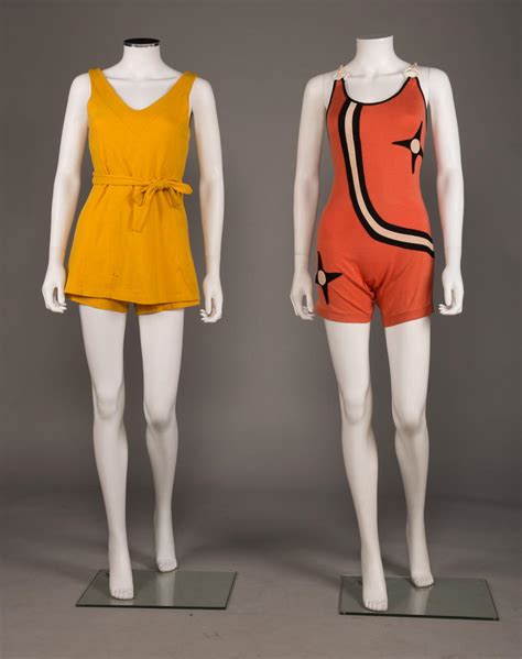 Two Wool Ladies Swimsuits 1930s