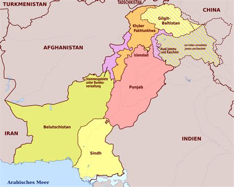 Printable Map Of Pakistan Printable Maps
