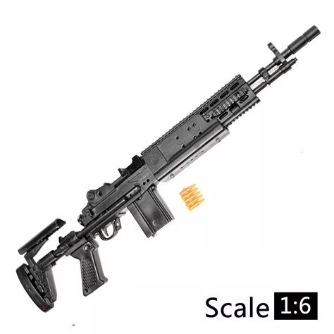 16 Scale M14ber Mk14 Rifle Gun Weapon Military For 12 Action Figure