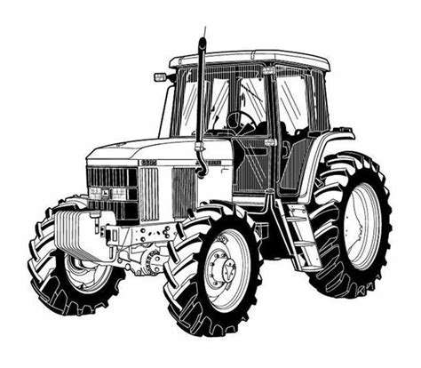Traktor Kolorowanki Traktory 3600 Tracteur Druku Traktoren Colorir