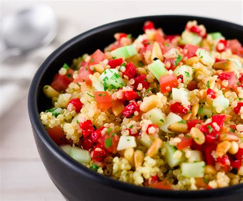 Roasted Pepper Quinoa Salad Alessi Foods