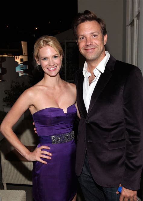 January Jones And Jason Sudeikis Together Emmy Weekend Photos Huffpost Entertainment