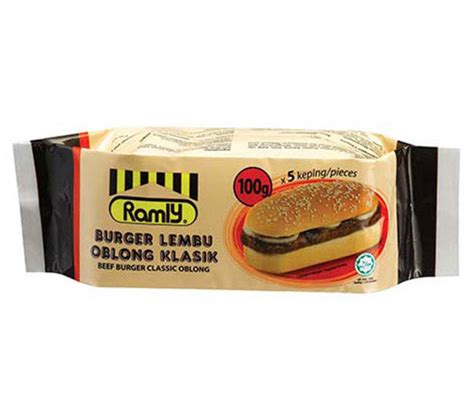 This recipe makes a juicy and uniquely flavoured ramly burger commonly found in the night markets of singapore and malaysia. Beef Burger Classic Oblong