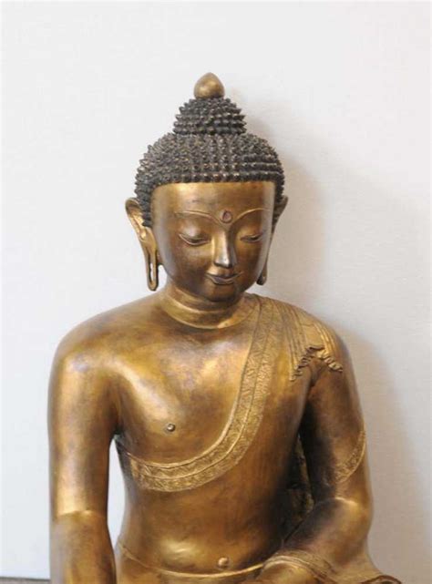 Antique Burmese Buddha Statue Bronze Buddhist