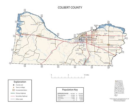 Maps Of Colbert County