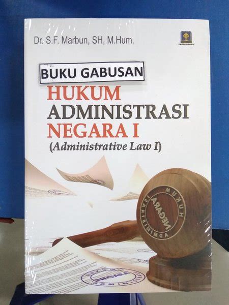 Jual Buku Hukum Administrasi Negara I Dr S F Marbun Wr Di Lapak Buku