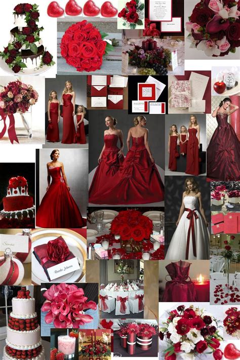 Redburgundy Red Wedding Receptions Red Wedding Decorations Wedding